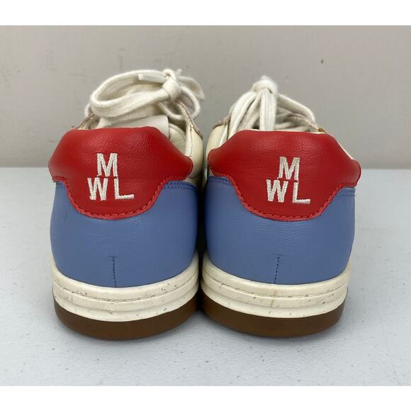 Women Madewell Court colorblock suede leather sneakers shoes, 7M - Picture 5 of 7